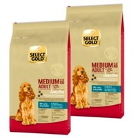 SELECT GOLD Sensitive Trockenfutter Hund Adult Medium Lachs und Kartoffel 2x12 kg