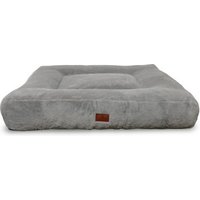 Petliving orthopädisches Hundebett Mila extra weich XXL 120 x 100 cm hellgrau
