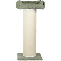 Rohrschneider ® XXL Kratzbaum, Cord-Bezug, tauschbare Kratzmatte, Bett waschbar