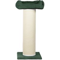 Rohrschneider ® XXL Kratzbaum, Cord-Bezug, tauschbare Kratzmatte, Bett waschbar