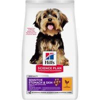 Hill's Science Plan Trockenfutter Hund, Sensitive Stomach & Skin, Small & Mini Adult, mit Huhn 2x6 kg
