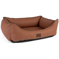 TrendPet Runa Kunstlederbett braun L