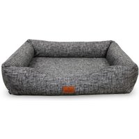 Petliving orthopädisches Hundebett Cleo schwarz/ weiß XXL