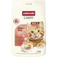 animonda Carny Trockenfutter Katze Adult Huhn und Rind 10 kg