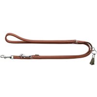 Hunter verstellbare Hundeführleine portofino cognac 1,5 cm