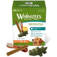 WHIMZEES Zahnpflegesnacks Hund Adult Vorteilsbox für große Hunde