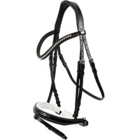 Hans Melzer Horse Equipment Hans Melzer Trense Hagen weiß unterlegt LACK Pony