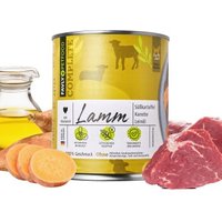 FAVLY Petfood Nassfutter Lamm mit Süßkartoffel, Karotte & Leinöl 24x800 g