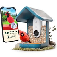 Birdbuddy BIRD BUDDY 2.0 - Vogelhaus mit Solardach (blau)