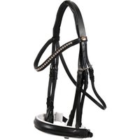 Hans Melzer Horse Equipment Hans Melzer Kandare Hamburg schwarz/silber WB (Warmblut)