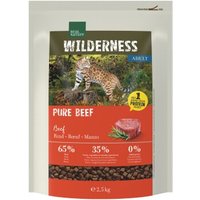 REAL NATURE WILDERNESS Trockenfutter Katze, Adult, Pure Beef 2,5 kg