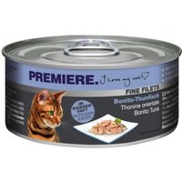 PREMIERE Fine Filets Nassfutter Katze Adult Bonito-Thunfisch 48x80 g