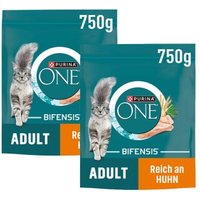 Purina ONE Bifensis Adult Huhn und Vollkorngetreide 2x750 g