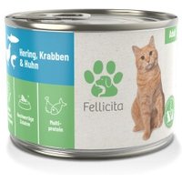 Fellicita Hering, Krabben & Huhn 6x 200g