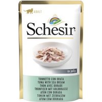 Schesir Adult 12x85g Thunfisch mit Goldbrasse