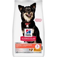 Hill's Science Plan Trockenfutter Hund, Perfect Digestion, Small & Mini Breed Adul, mit Huhn und braunem Reis 2x6 kg