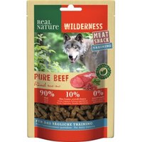 REAL NATURE WILDERNESS Meat Snack Training 150g Pure Beef, Rind mit Himbeeren und Spinat