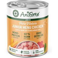 AniForte Nassfutter Junior Menue Huhn 6 x 400g
