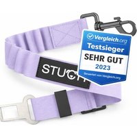 STUCH Universeller Bungee Autogurt für Hunde & Katzen flieder