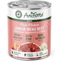 AniForte Nassfutter Junior Menue Rind 6 x 400g