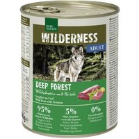REAL NATURE WILDERNESS Nassfutter Hund, Adult, Deep Forest, Wildschwein mit Hirsch 6x800 g
