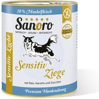 Sanoro Sensitiv Ziege mit BIO-Gemüse 6x800g