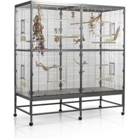 Montana Cages Voliere Casa 150 hellgrau/ dunkelgrau