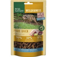REAL NATURE WILDERNESS Meat Snack Training 150g Pure Duck, Ente mit Preiselbeeren und Birnen