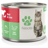 Fellicita Rind & Ente 6x 200g
