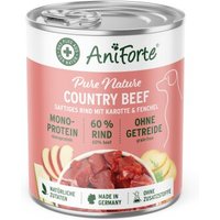 AniForte Nassfutter Rind mit Karotte 6x400 g
