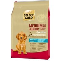 SELECT GOLD Sensitive Medium Junior mit Insekten-Protein-Mischung 4 kg