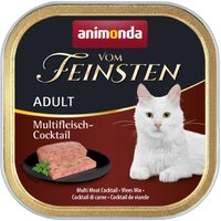 animonda Vom Feinsten Nassfutter Katze, Adult, Fleischcocktail 32x100 g