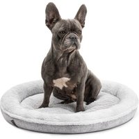 Lionto Rundes Hundebett grau M