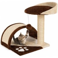 Lionto Kratzbaum Höhe 43 cm braun/ beige