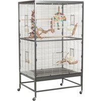 Montana Cages Voliere Casa 90 hellgrau/ dunkelgrau