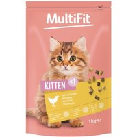 MultiFit Trockenfutter Katze, Junior, Huhn 1 kg