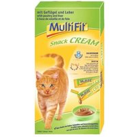 MultiFit Snack Cream Geflügel, Leber und Biotin 77x15 g
