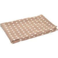 FIT+FUN Fleecedecke Classic braun/ weiß