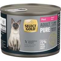 SELECT GOLD Pure Adult Paté Pferd 6x200 g