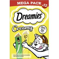 Dreamies Creamy Multipack Katzenminze und Käse 12x10 g