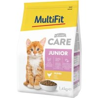 MultiFit MultiFt Care Trockenfutter Katze, Junior, Huhn 1,4 kg