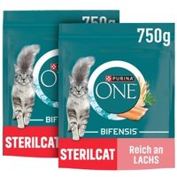 Purina ONE Bifensis Sterilcat mit Lachs 2x750 g
