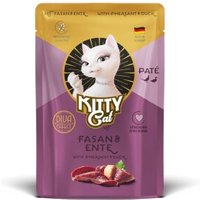 KittyCat Nassfutter Katze, Adult, Paté Ente und Fasan 6x85 g
