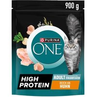 Purina ONE Trockenfutter Katze High Protein 900g Huhn