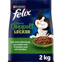Felix Doppelt Lecker Inhome Trockenfutter Katze Adult 2 kg