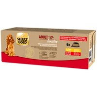 SELECT GOLD Sensitive Adult MultiPack 6x125g