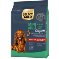 SELECT GOLD Trockenfutter Hund Complete Mini Adult Rind 1 kg