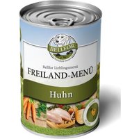 Bellfor Hundefutter Nass mit Huhn - Freiland-Menü - 400g