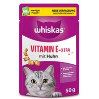 Whiskas Snacks, Vitamin E-xtra, Huhn 6x50 g