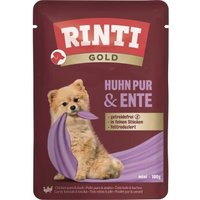 RINTI Gold Nassfutter Huhn mit Ente 10x100 g